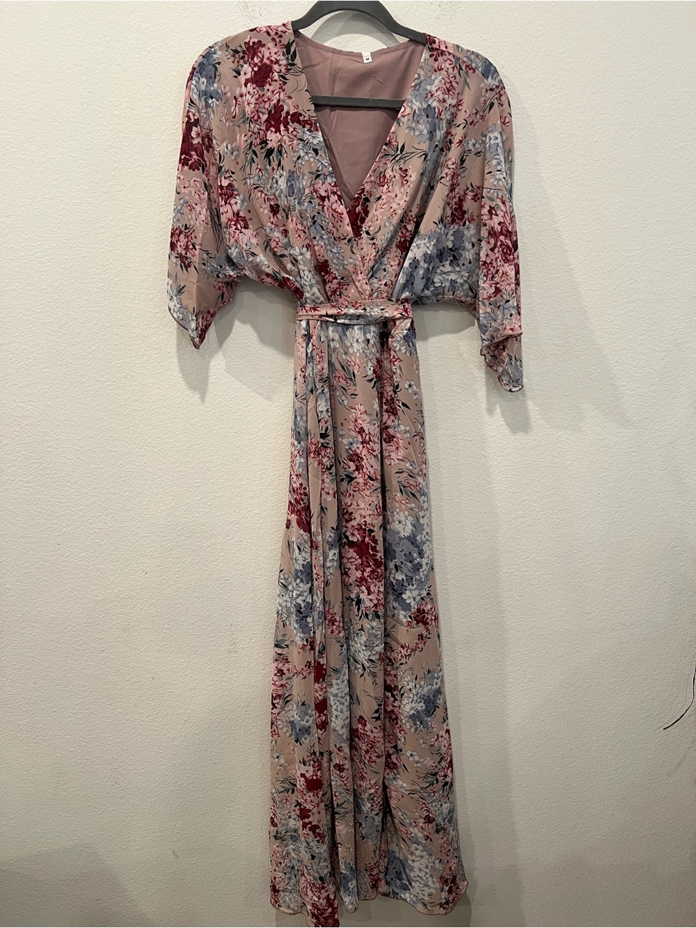Floral Dress Maxi - Dusty Rose